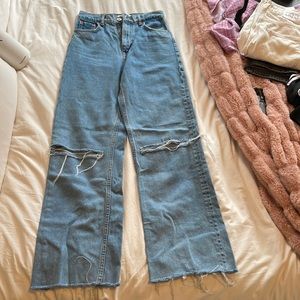 the 90’s full length jean - zara